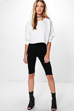 Boohoo Maya Basic Jersey Knee Length Leggings