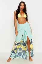 Boohoo Palm Tree Beach Trousers