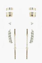 Boohoo Lydia Mixed Ear Cuff Set