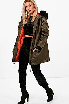 Boohoo Georgia Oversized Parka