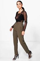 Boohoo Avah Slim Fit Tailored Trousers