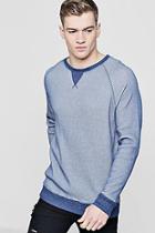 Boohoo Waffle Knit Raglan Sweater