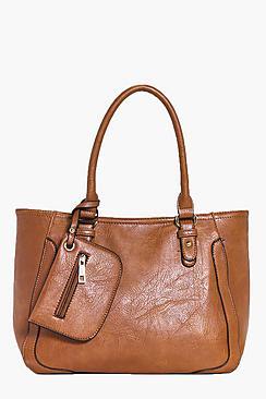 Boohoo Felicity Purse Detail Day Bag