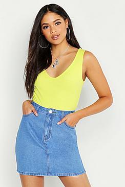 Boohoo Tall Denim Skirt