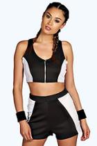 Boohoo Neve Fit Mesh Panel Runner Short