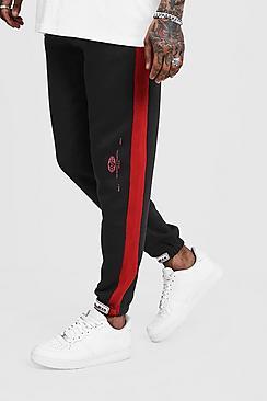 Boohoo Side Panel Man Velcro Cuffed Jogger