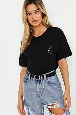 Boohoo Petite Cherry Pocket Print T-shirt