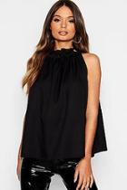 Boohoo Neck Detail Woven Swing Cami