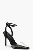 Boohoo Woman Clear Pointed Court Shoes