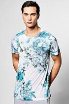 Boohoo Faded Palm Sublimation T Shirt