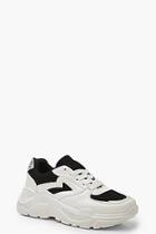 Boohoo Chunky Trainers With Contrast Panel