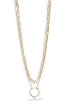 Boohoo Double Layered O-ring Necklace