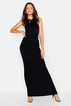 Boohoo Tall Basic Racer Maxi Dress