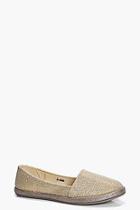 Boohoo Matilda Shimmer Espadrille
