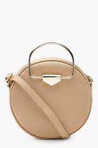 Boohoo Lottie D Ring Round Cross Body Bag