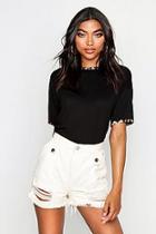 Boohoo Tall Leopard Ringer T-shirt