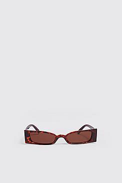 Boohoo Tortoise Frame Micro Sunglasses