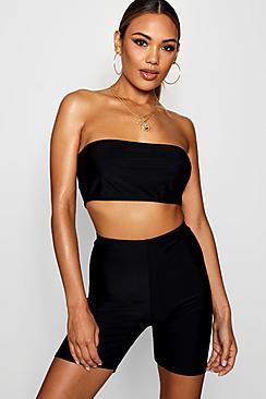 Boohoo Niamh High Shine Bandeau