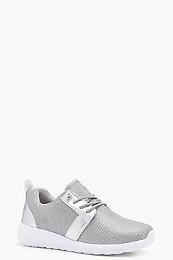 Boohoo Felicity Sports Mesh Trainer