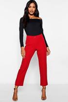 Boohoo Skinny Tapered Straight Leg Trouser