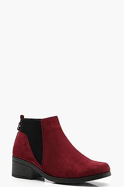 Boohoo V Detail Chelsea Boots