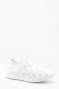 Boohoo Honeycomb Knitted Trainer