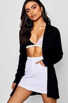 Boohoo Midi Length Open Front Cardigan