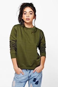 Boohoo Faye Crew Neck Sweatshirt