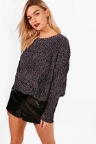 Boohoo Oversized Drop Arm Chenille Jumper