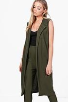 Boohoo Karina Sleeveless Duster