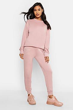Boohoo Mother Of The Bride Embroidered Jogger