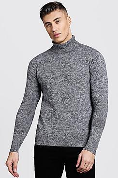 Boohoo Twisted Roll Neck Jumper