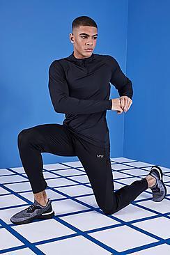 Boohoo Man Gym Mesh Panel Jogger