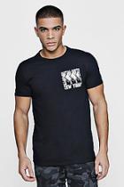 Boohoo New York Chest Print T-shirt