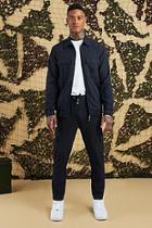 Boohoo Utility Harrington Woven Jacket & Jogger Set