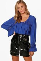 Boohoo Mia Lace Trim T-shirt