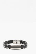 Boohoo Woven Stainless Steel Bracelet