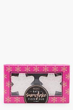 Boohoo Snowflake Bath Fizzer Duo