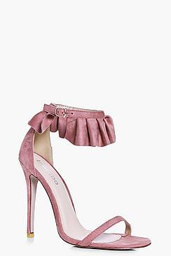 Boohoo Vanessa Frill Cuff Two Part Sandal