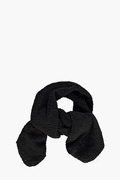 Boohoo Shearling Scarf