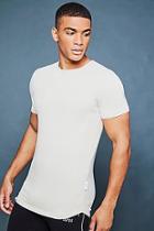 Boohoo Muscle Fit Biker Panel Tee With Reflective Piping
