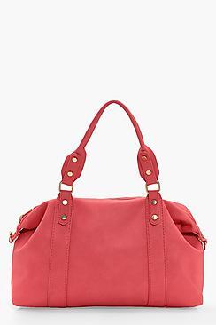 Boohoo Annie Stud Detail Holdall Day Bag