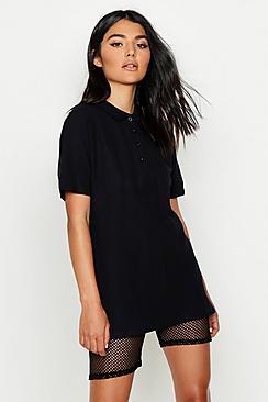Boohoo Oversized Polo Top