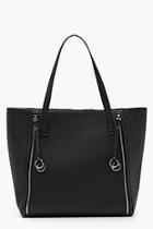 Boohoo Rings And Zips Tote Day Bag