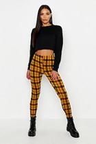 Boohoo Checked Leggings