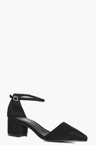 Boohoo Evelyn Wide Fit Two Part Block Heel