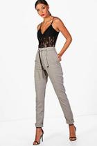 Boohoo Tall Emma Prince Of Wales Check Trousers