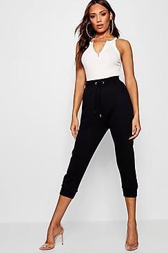 Boohoo Cropped Basic Sweat Joggers