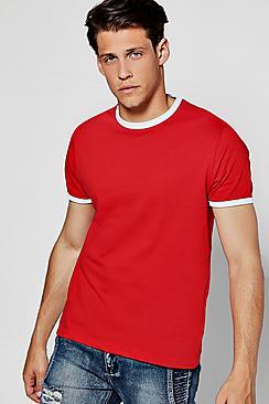 Boohoo Crew Neck Ringer T-shirt