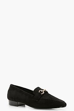Boohoo Paige Metal Trim Loafer